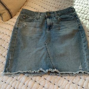 AG denim mini skirt